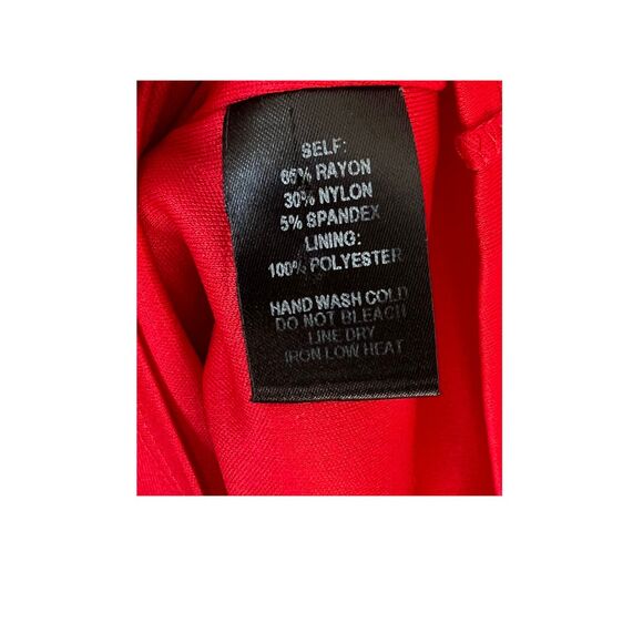 lulus Dress Woman's size XS Marseille Off-the-Shoulder Long Sleeve Bodycon Red - Picture 10 of 11